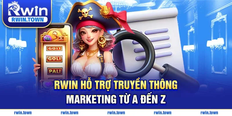 Nhà cái RWIN hỗ trợ tối đa phương tiện truyền thông cho các đại lý